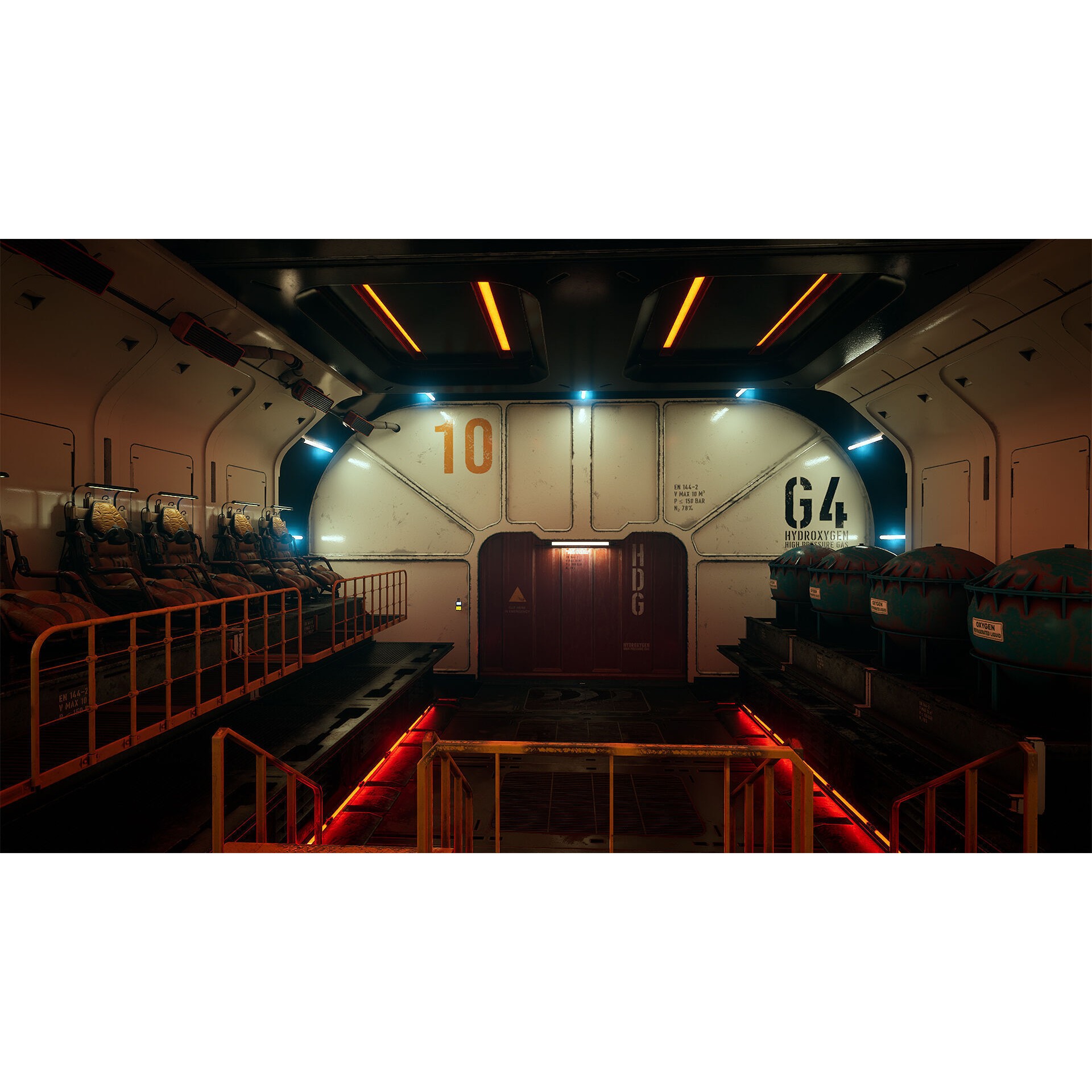 Deep Water Station - Low-Poly Game-Ready 3D Model - View 12