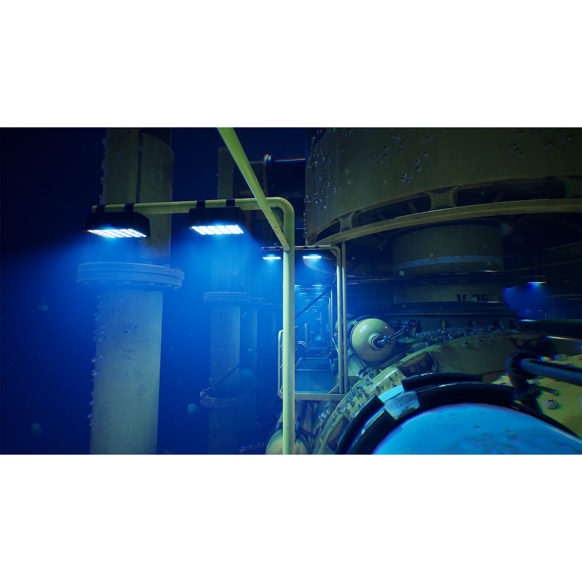 Deep Water Station - Low-Poly Game-Ready 3D Model - View 13