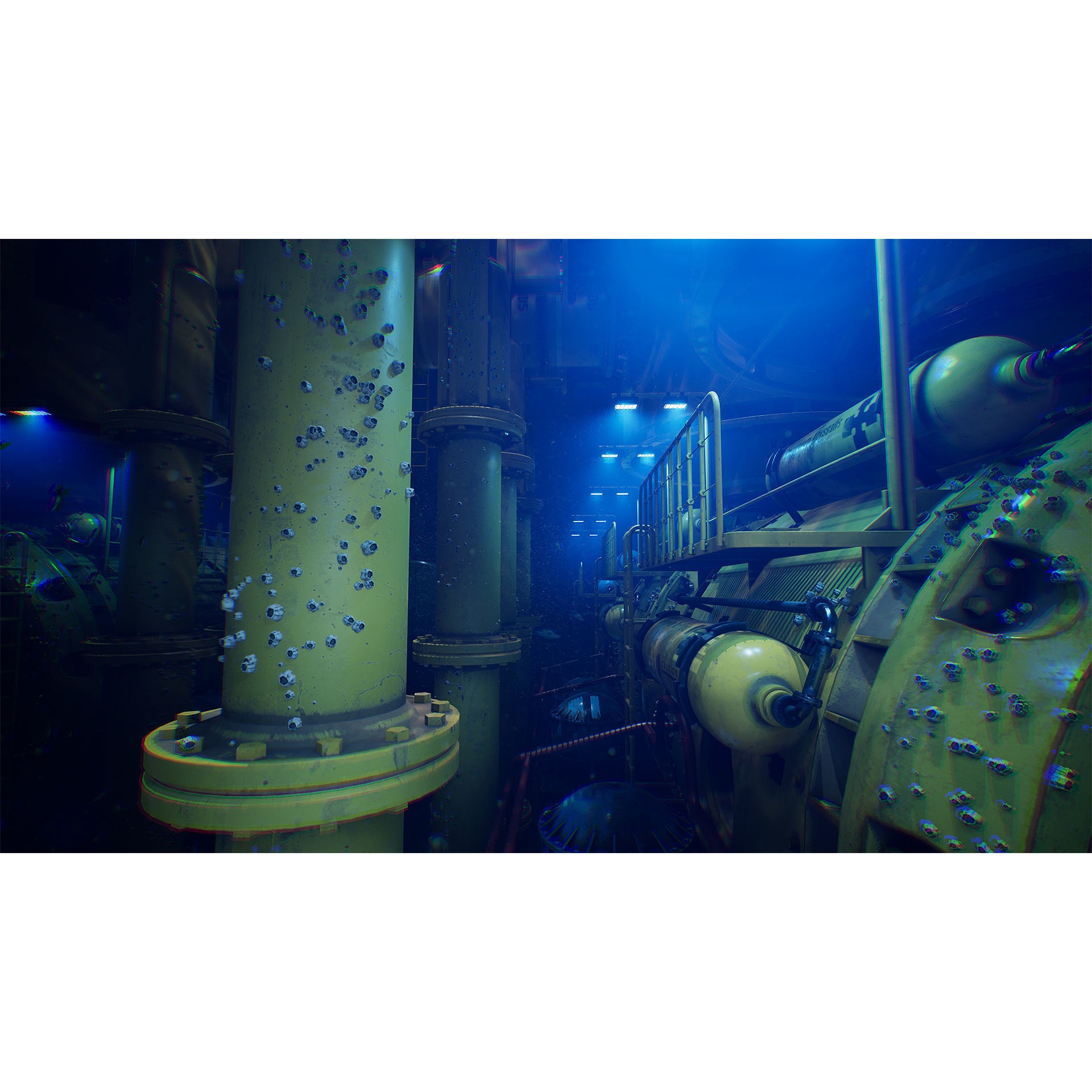 Deep Water Station - Low-Poly Game-Ready 3D Model - View 14