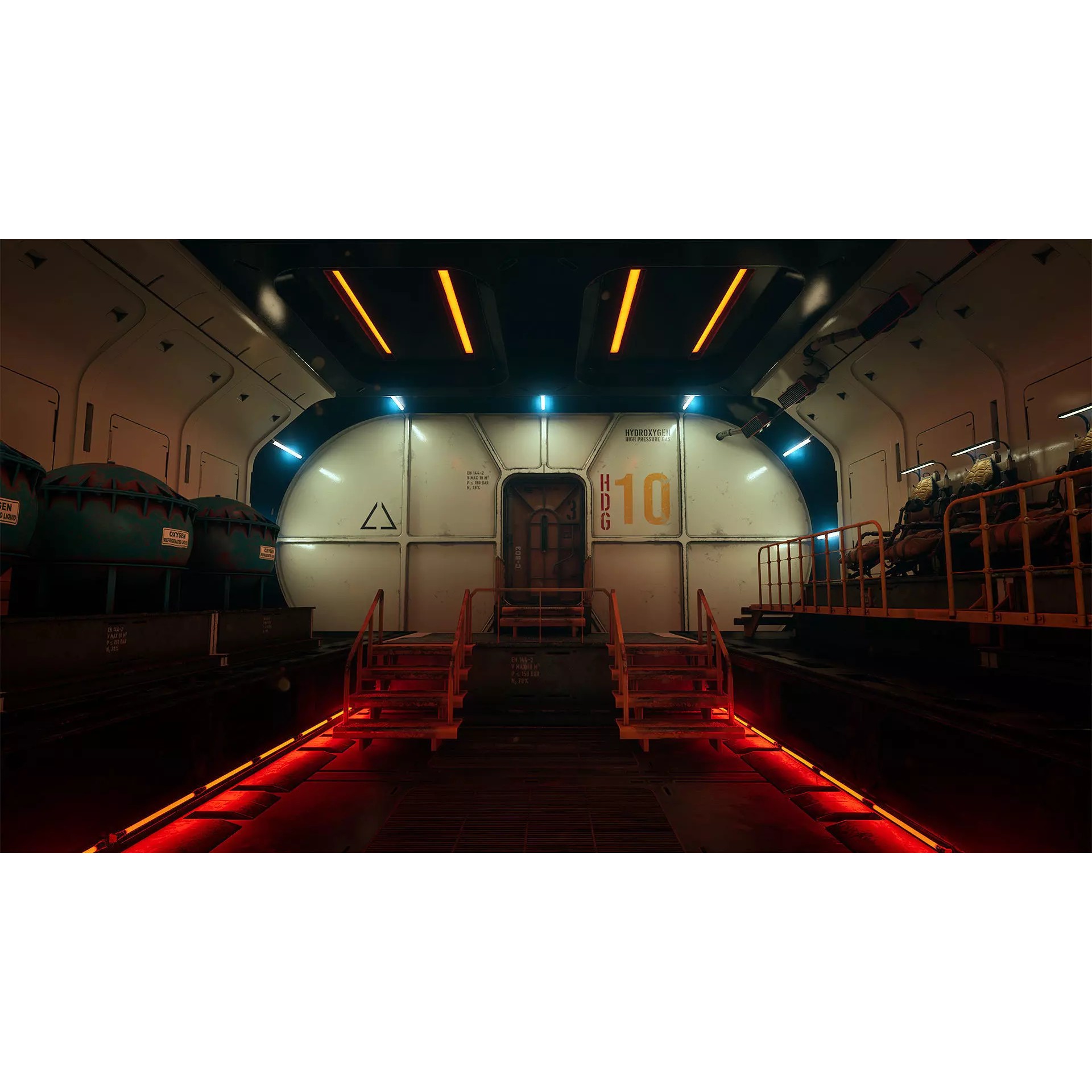 Deep Water Station - Low-Poly Game-Ready 3D Model - View 2