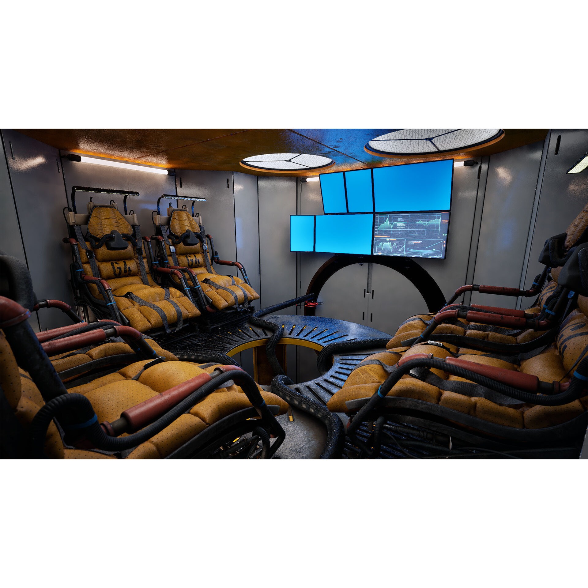 Deep Water Station - Low-Poly Game-Ready 3D Model - View 23