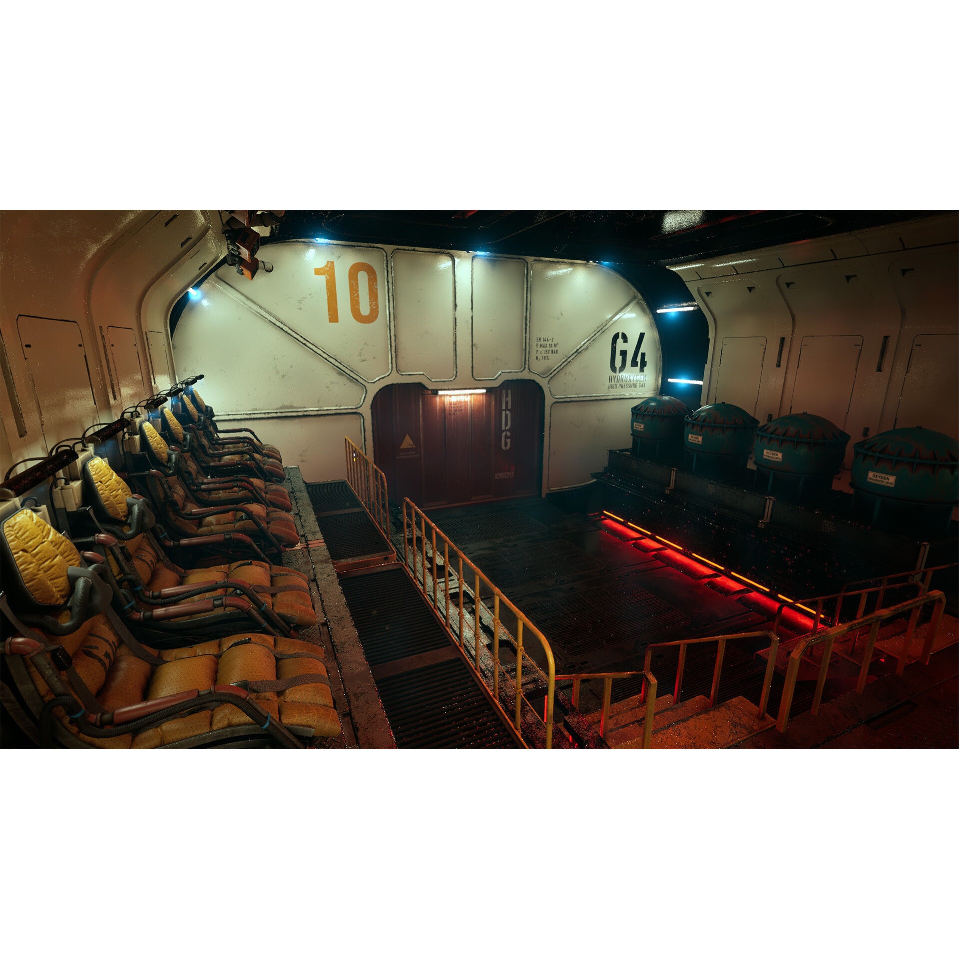 Deep Water Station - Low-Poly Game-Ready 3D Model - View 24