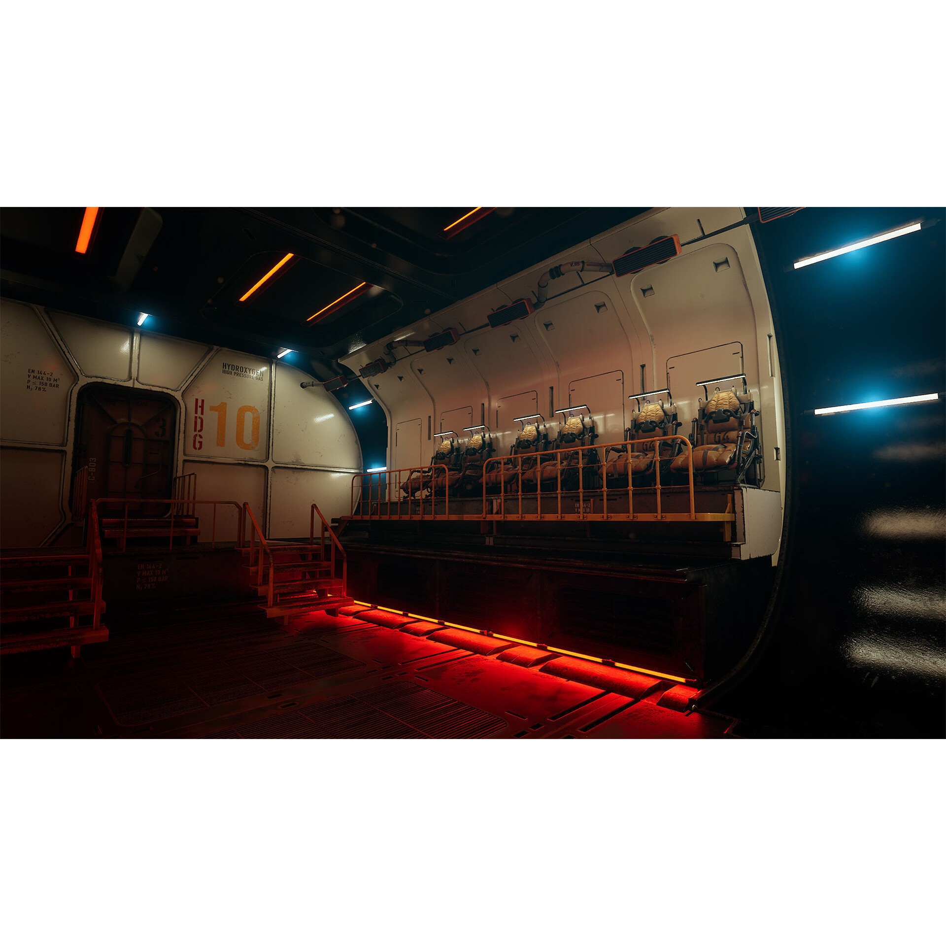 Deep Water Station - Low-Poly Game-Ready 3D Model - View 3