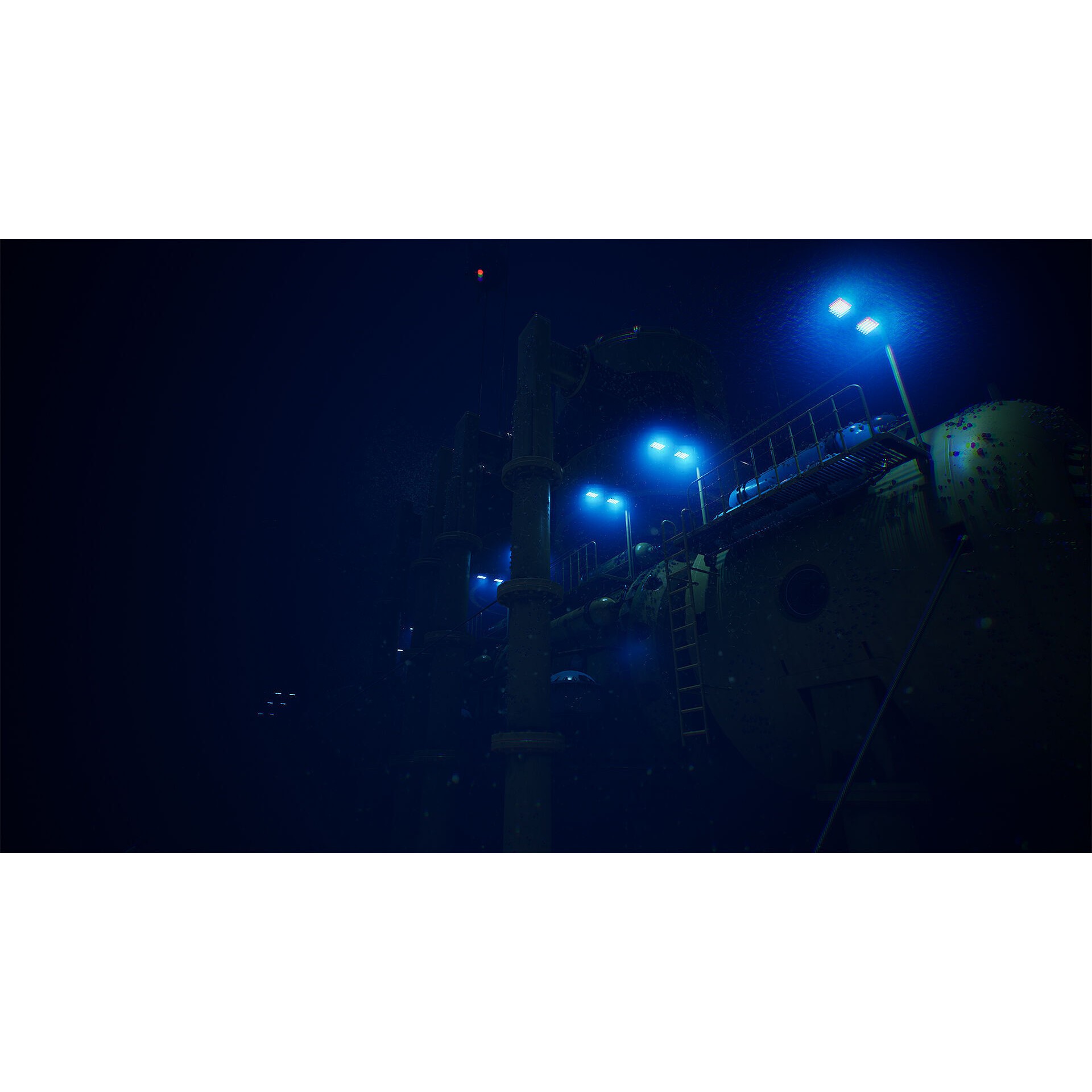 Deep Water Station - Low-Poly Game-Ready 3D Model - View 8