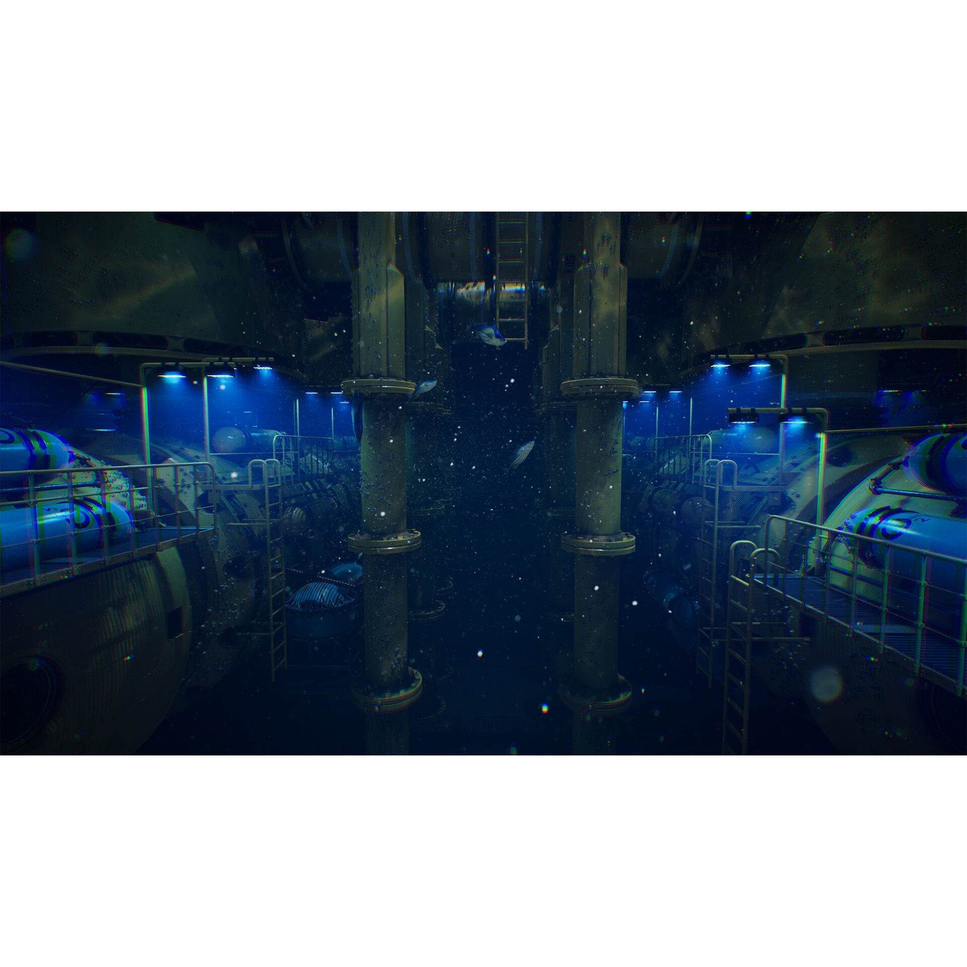 Deep Water Station - Low-Poly Game-Ready 3D Model - View 9