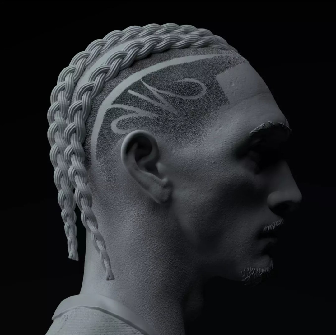 Raphinha 3D Model – Premium Bust Sculpture for 3D Printing