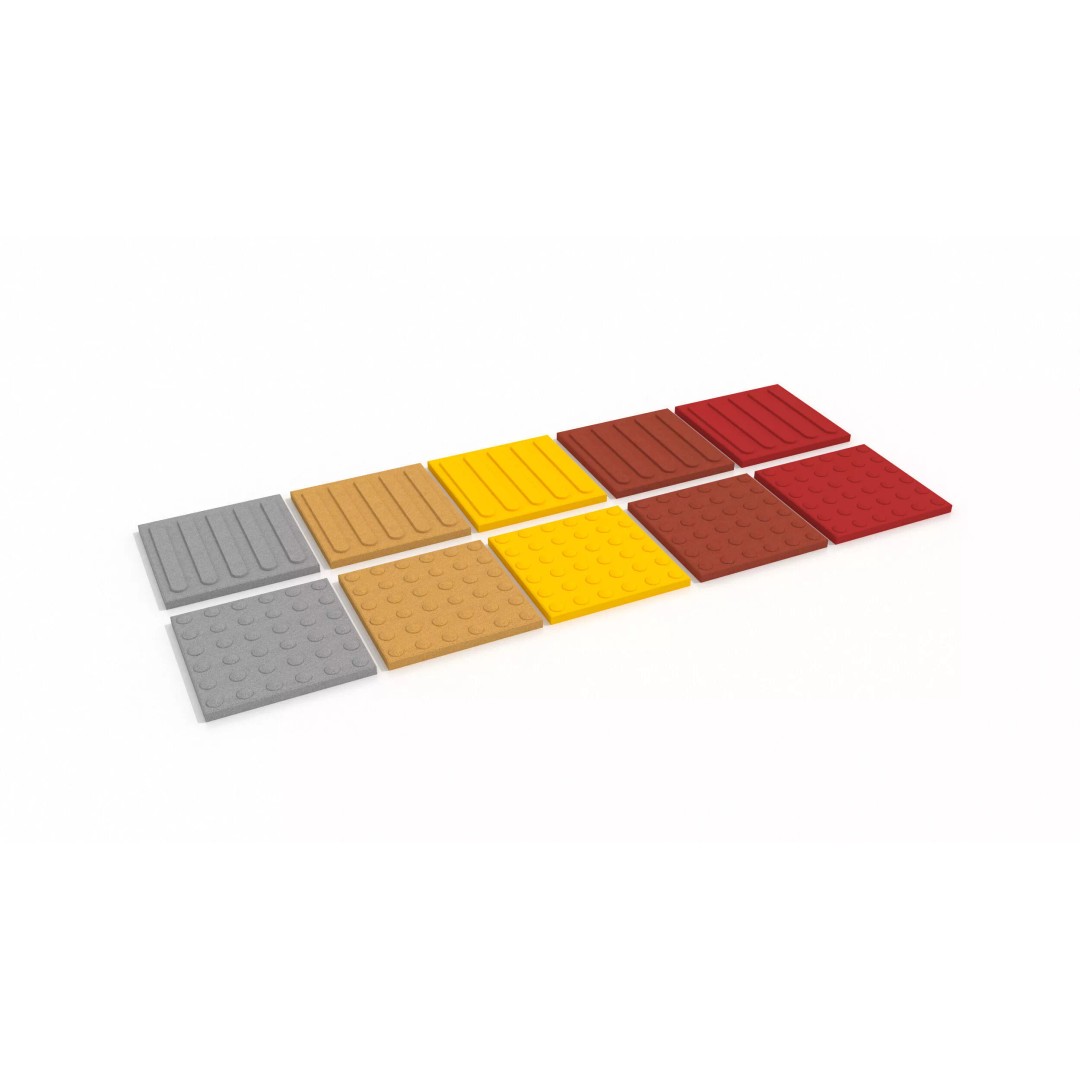 Tactile Paving Brick 3D Model – Realistic Infrastructure Asset, FBX - View 2
