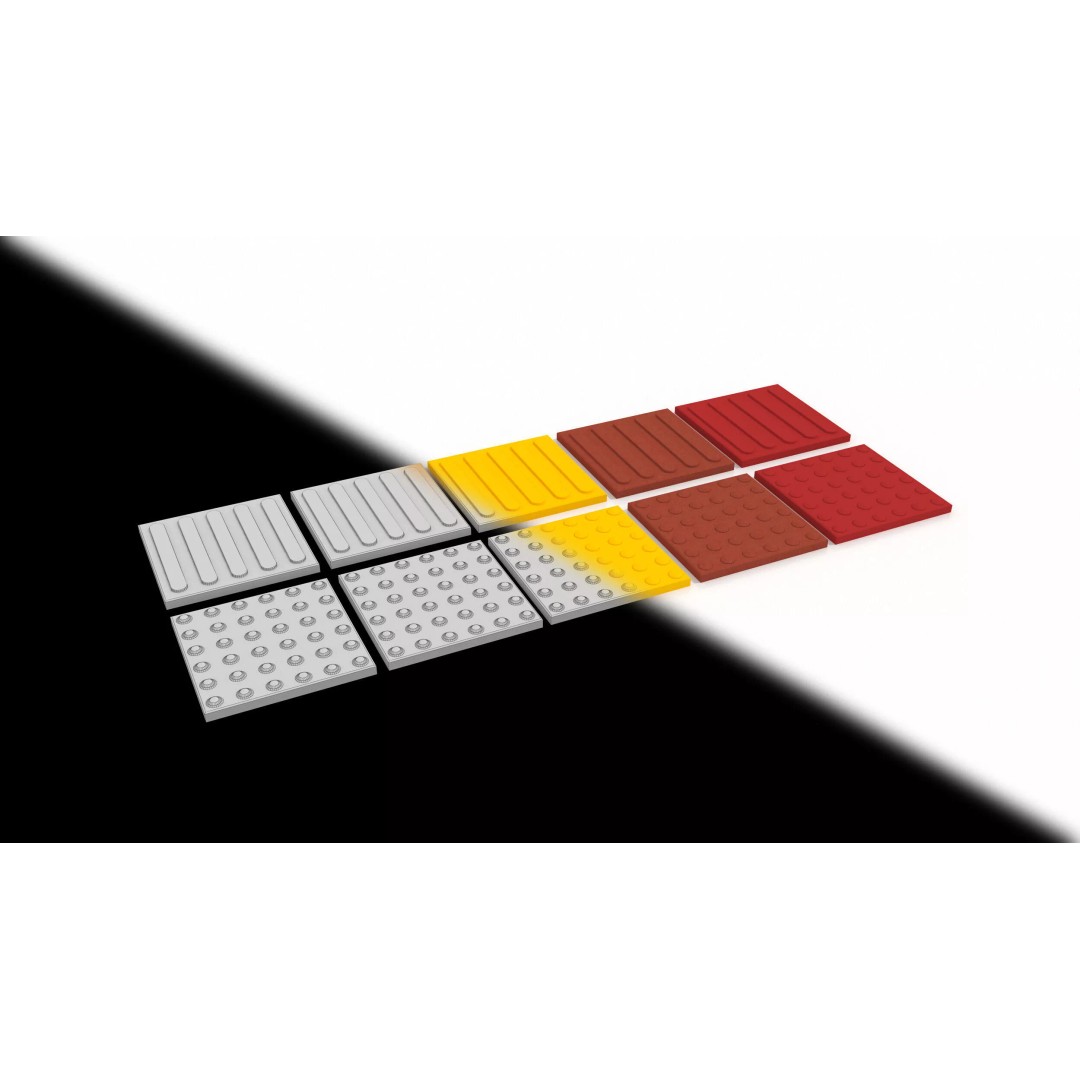 Tactile Paving Brick 3D Model – Realistic Infrastructure Asset, FBX - View 3
