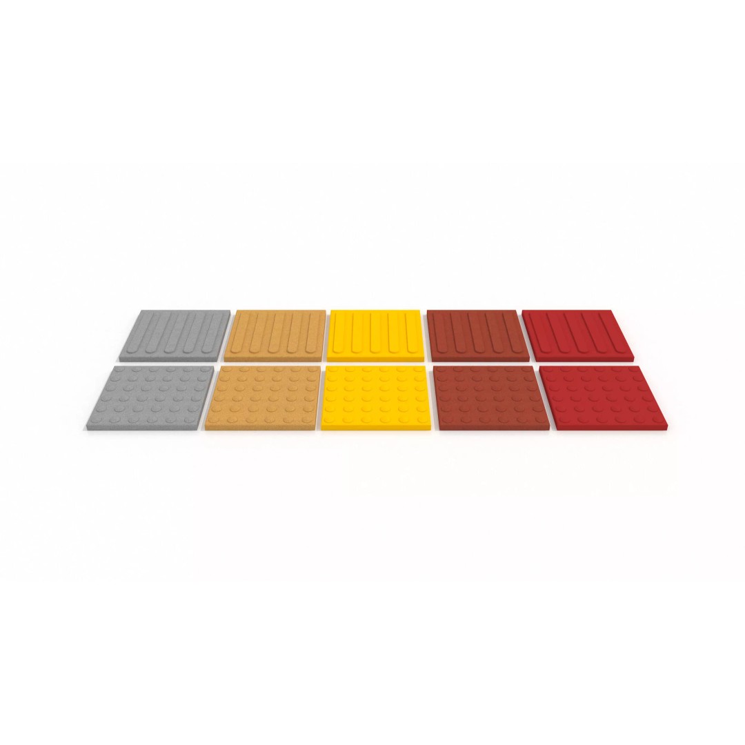 Tactile Paving Brick 3D Model – Realistic Infrastructure Asset, FBX - View 4