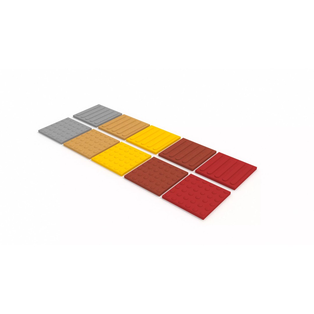 Tactile Paving Brick 3D Model – Realistic Infrastructure Asset, FBX - View 5