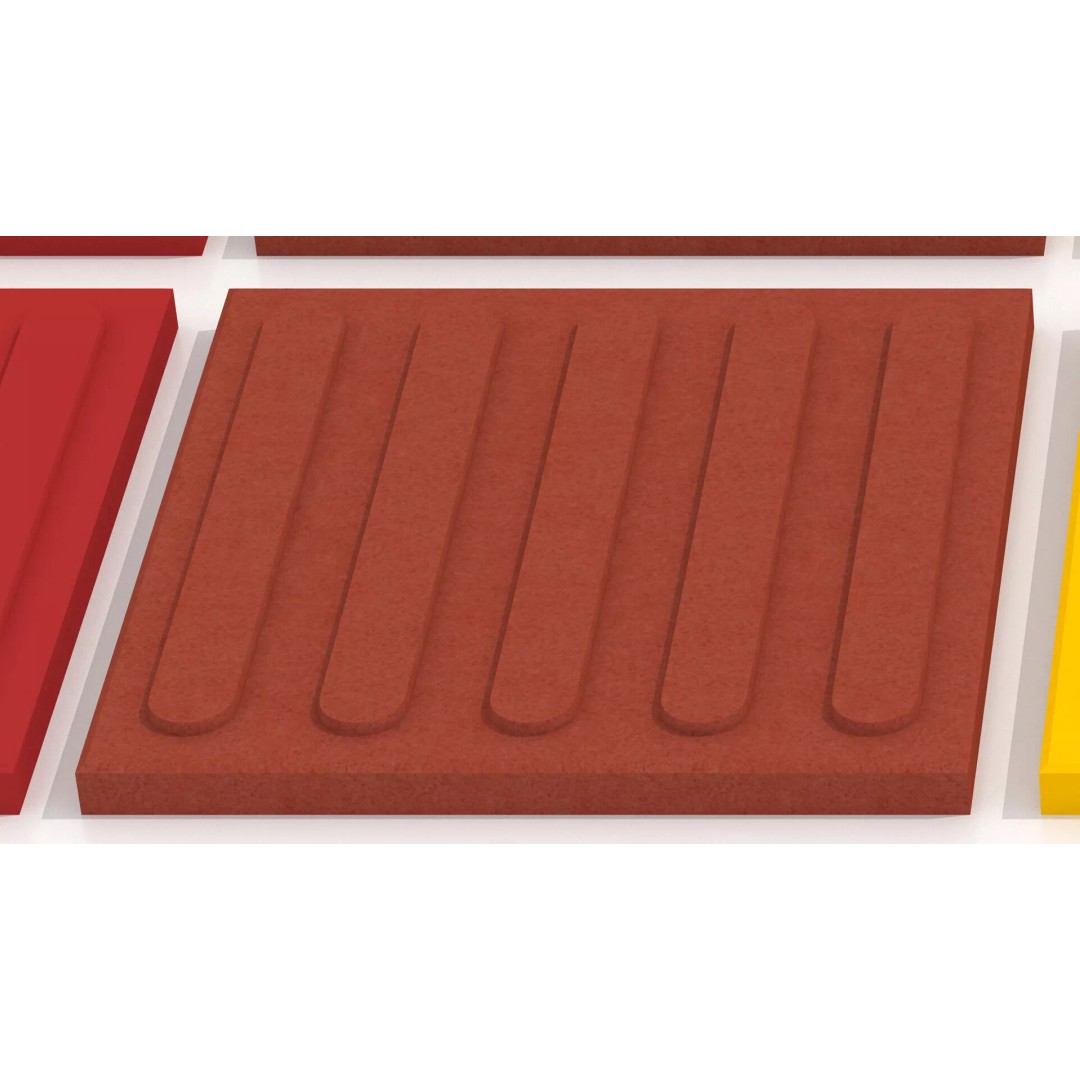 Tactile Paving Brick 3D Model – Realistic Infrastructure Asset, FBX - View 9