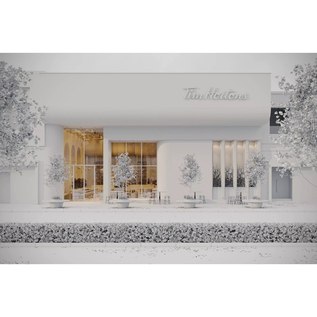 Modern Coffee Shop 3D Model – Detailed Interior & Exterior Scene, FBX