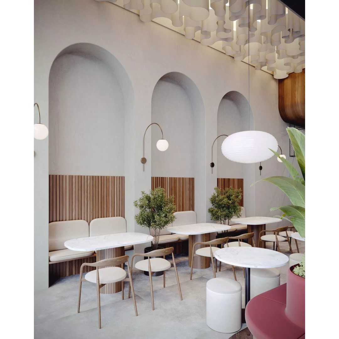 Modern Coffee Shop 3D Model – Detailed Interior & Exterior Scene, FBX - View 10