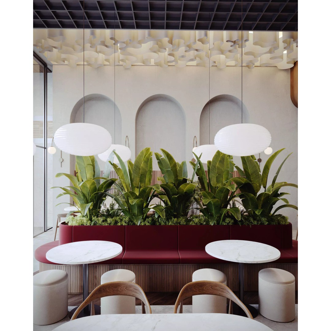 Modern Coffee Shop 3D Model – Detailed Interior & Exterior Scene, FBX - View 15