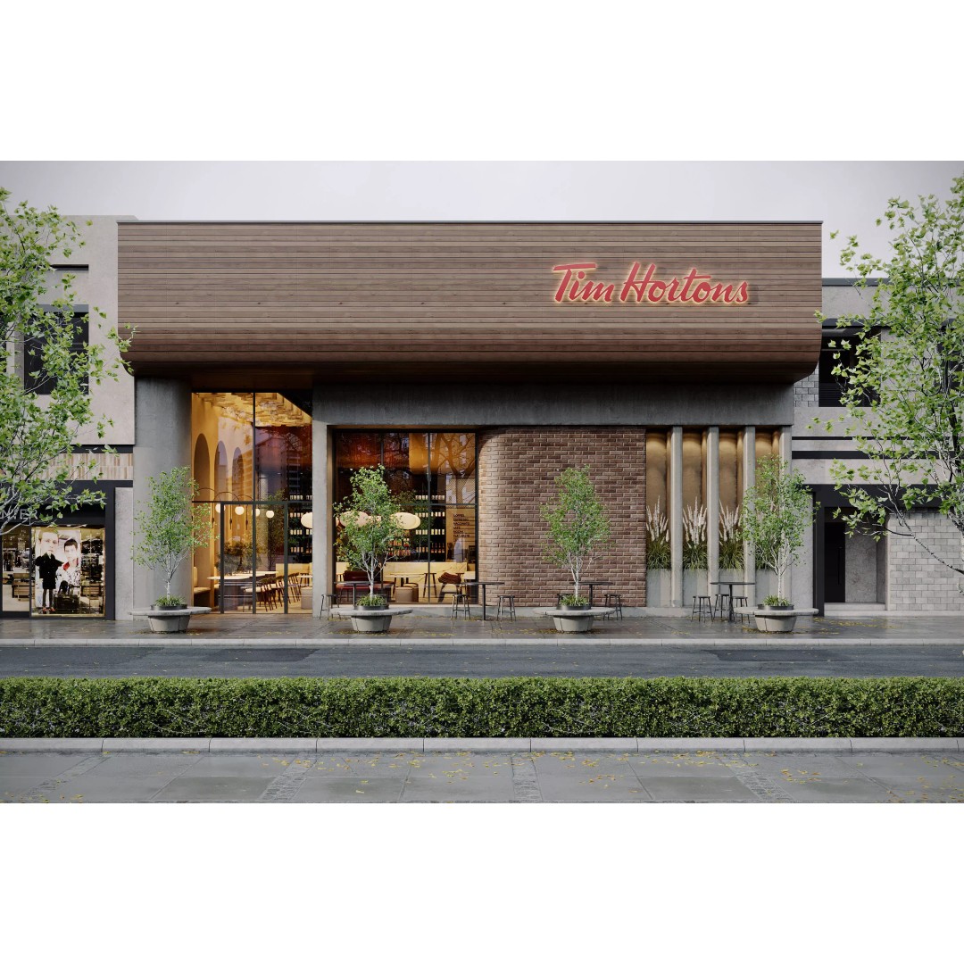 Modern Coffee Shop 3D Model – Detailed Interior & Exterior Scene, FBX - View 4