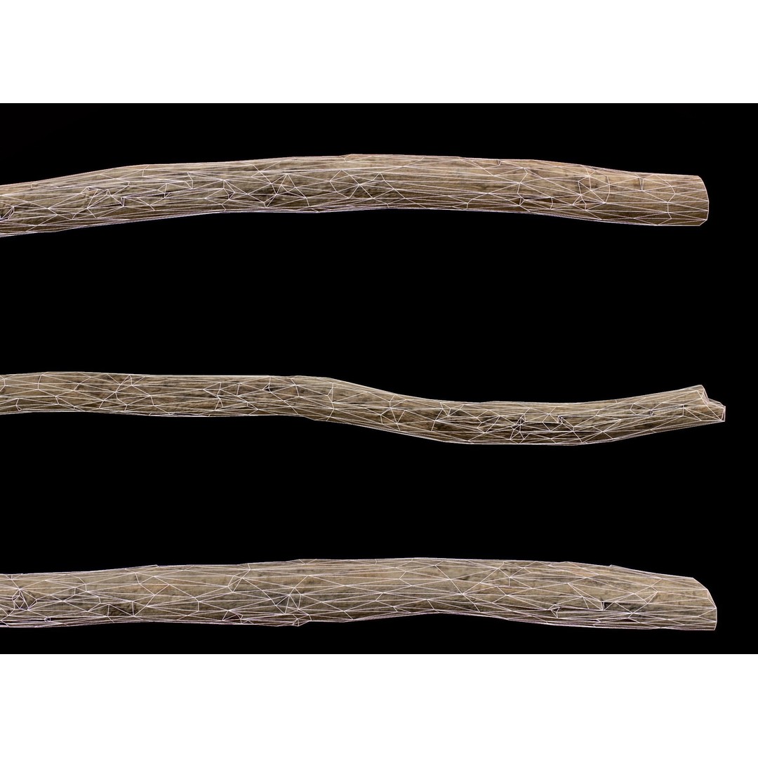 Old Wooden Poles 3D Model – Low Poly Game Asset, FBX, PBR Textures - View 49