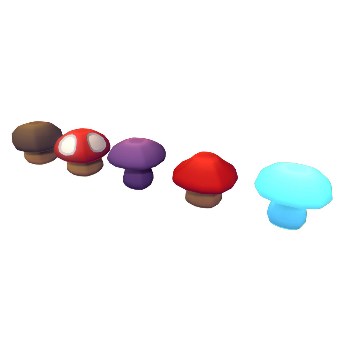 Cube World 3D Model – Low Poly Environment Building Blocks - View 11