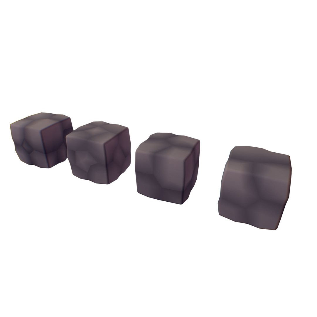 Cube World 3D Model – Low Poly Environment Building Blocks - View 23