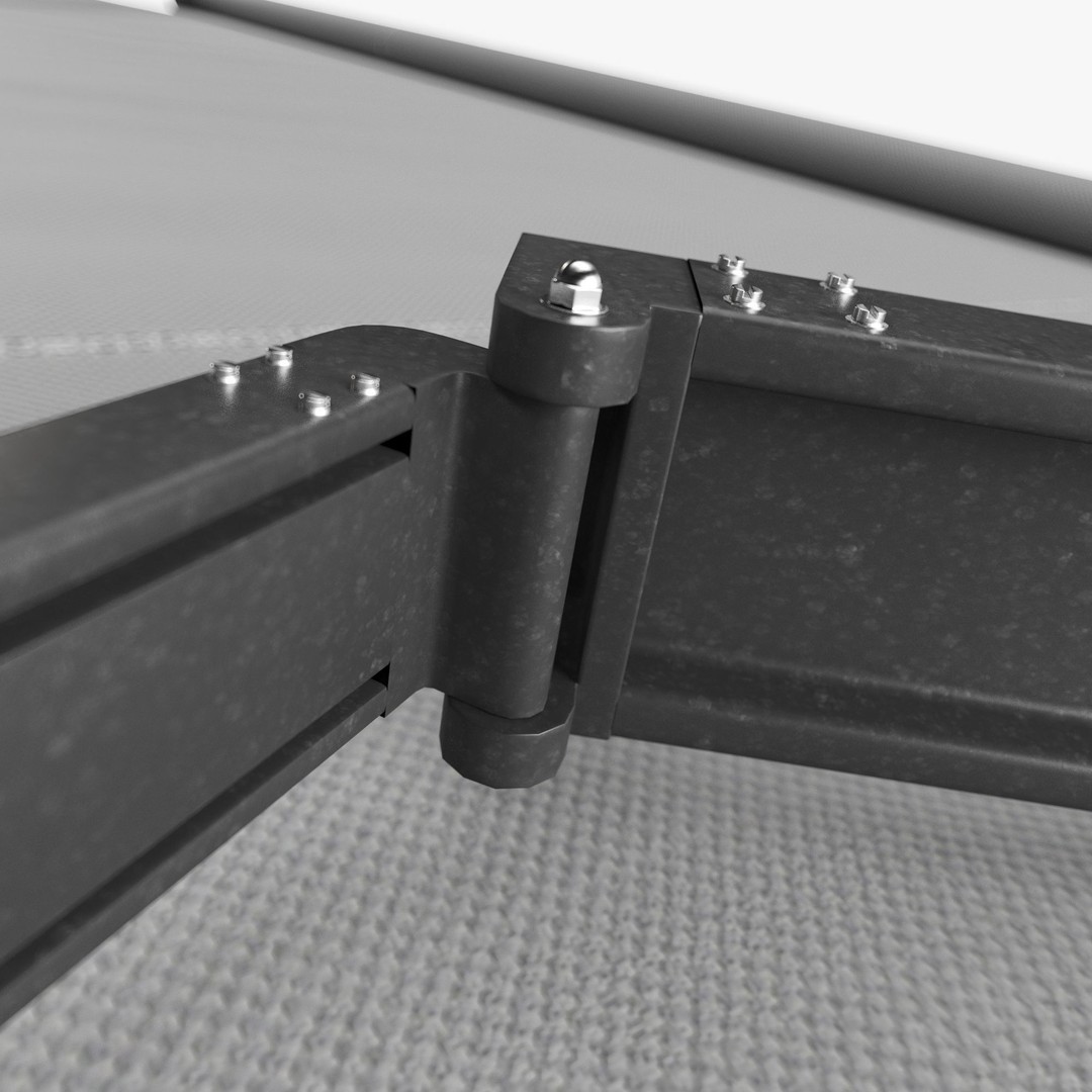 Seafood Restaurant Awnings 3D Model – Modern Canopy Set, FBX & OBJ - View 6