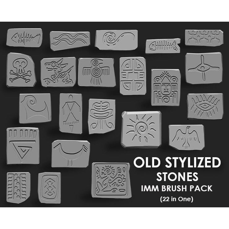 Stylized Environment Megapack 3D Model – Imm Brushes for Games - View 12