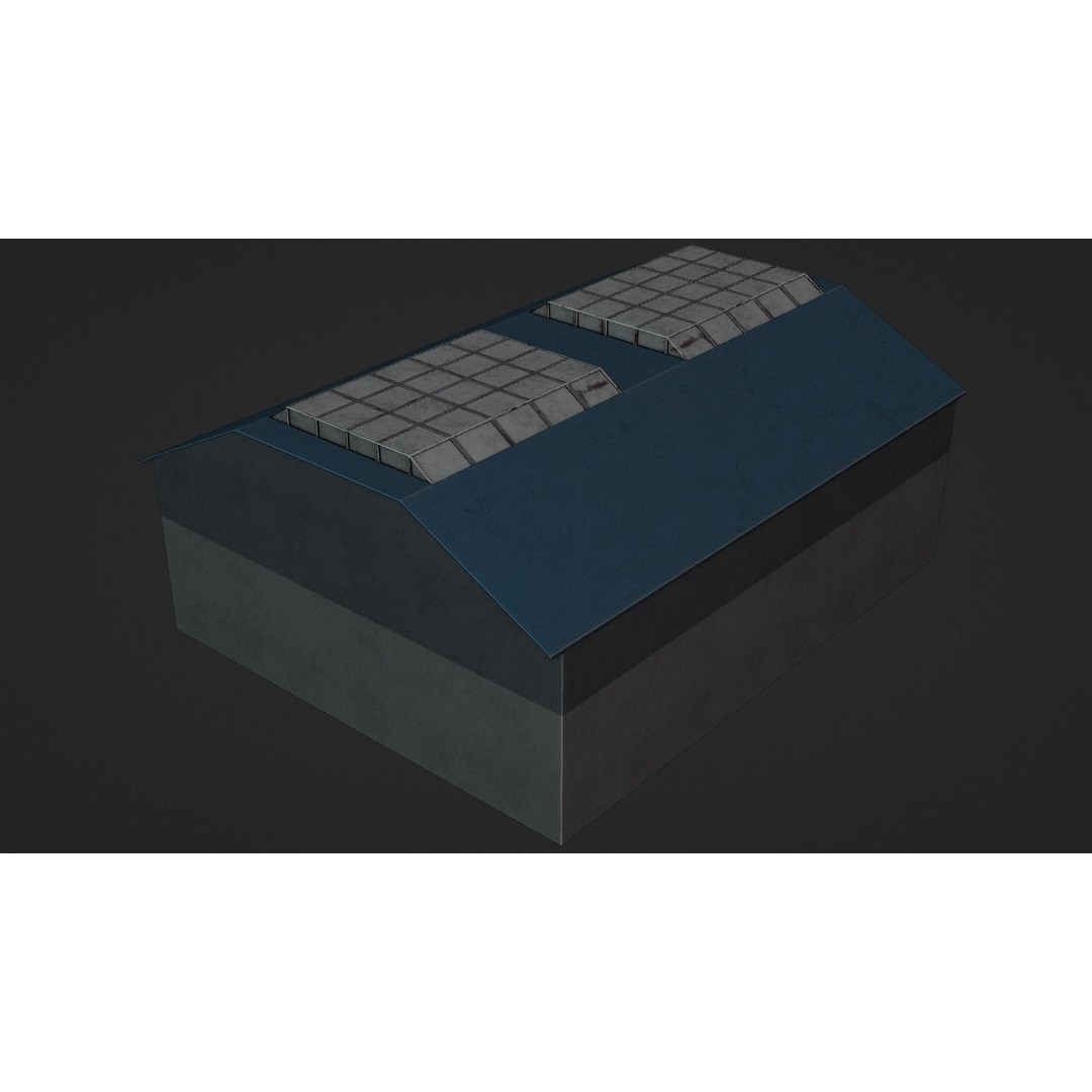 Car Garage Autoservice Building 3D Model – Low Poly Game-Ready Asset, FBX - View 19