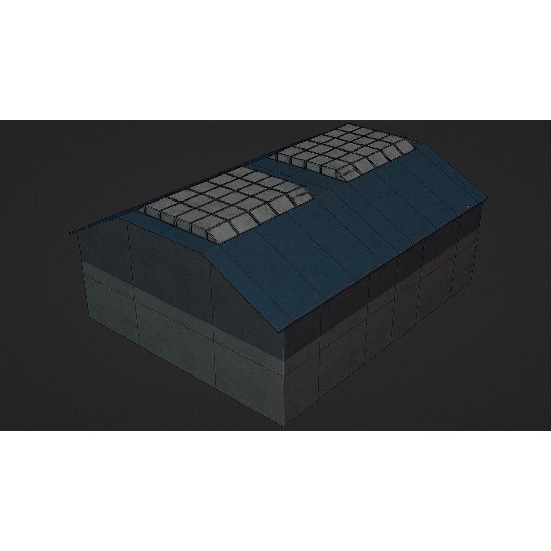 Car Garage Autoservice Building 3D Model – Low Poly Game-Ready Asset, FBX - View 20