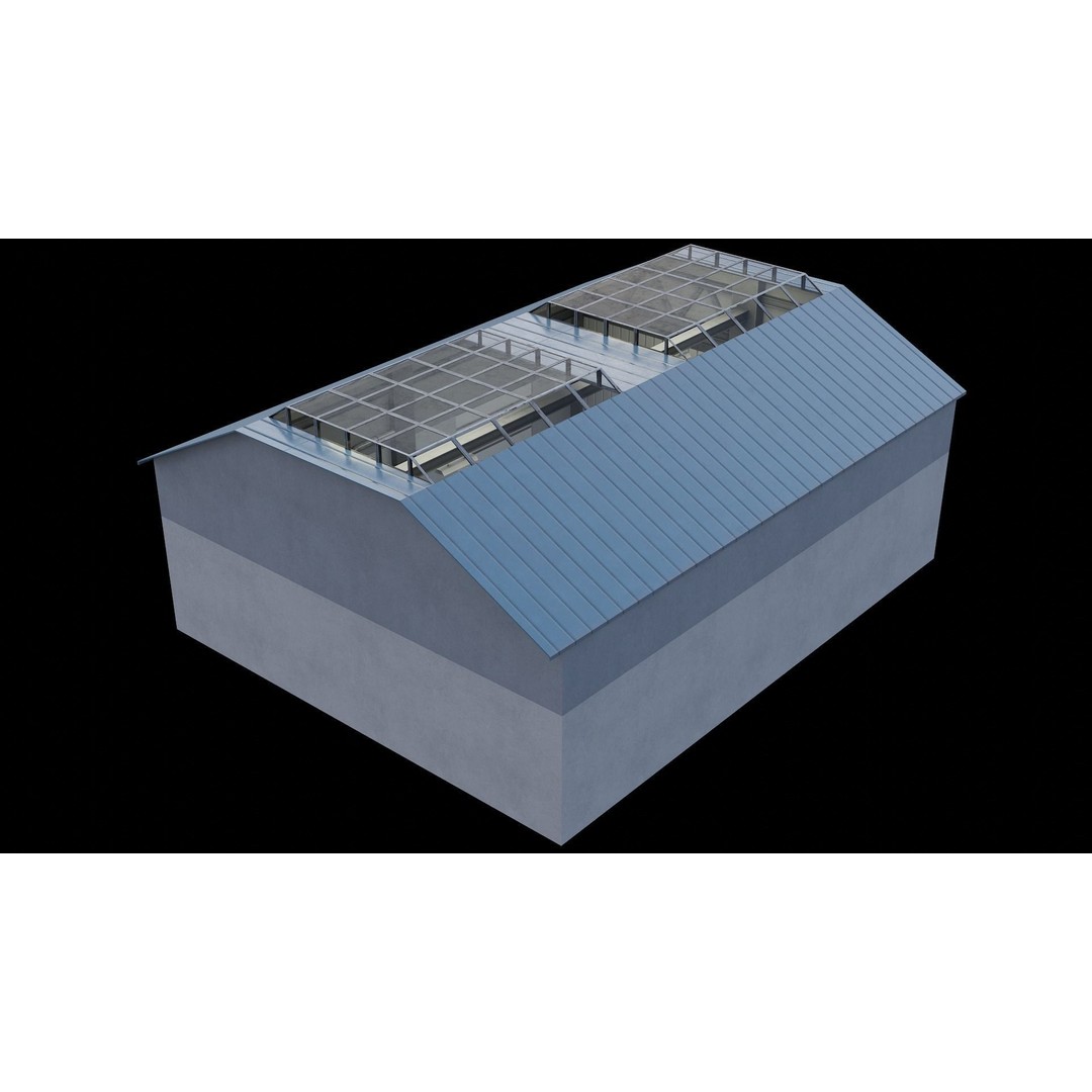 Car Garage Autoservice Building 3D Model – Low Poly Game-Ready Asset, FBX - View 7