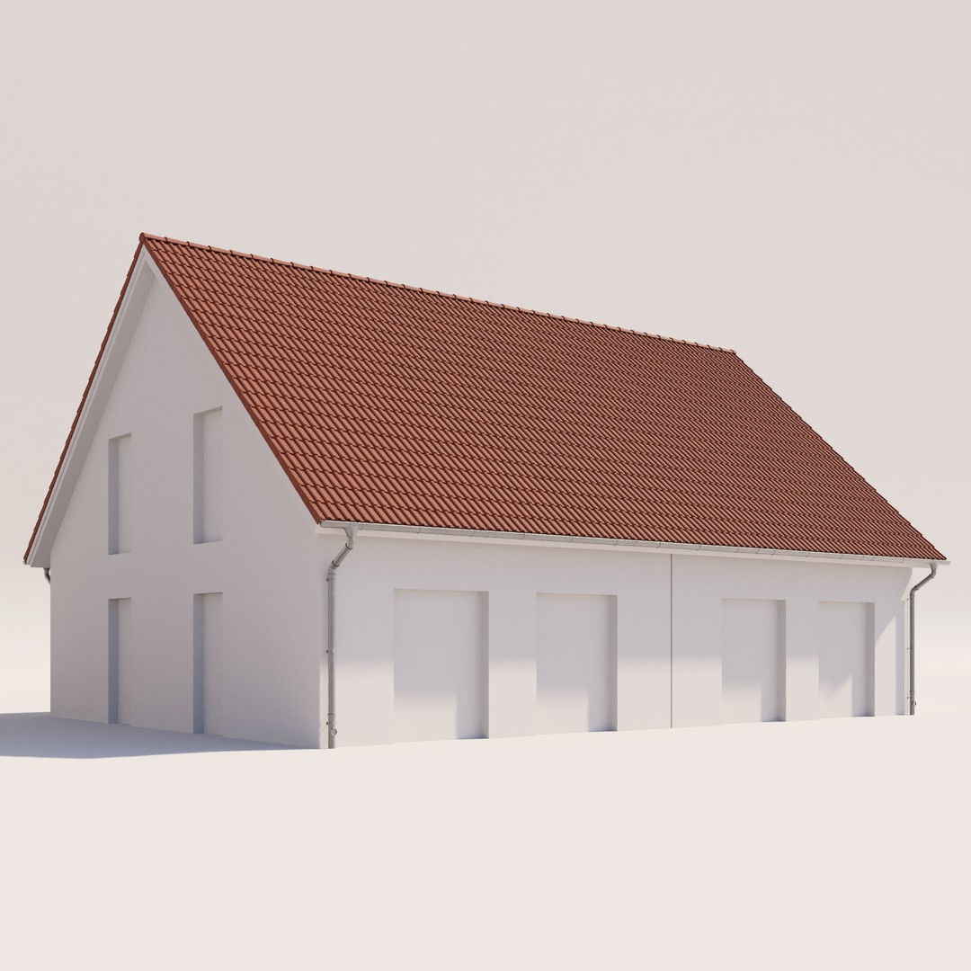 German Gutter System 3D Model – Detailed Architectural Fixture, PBR, FBX - View 10