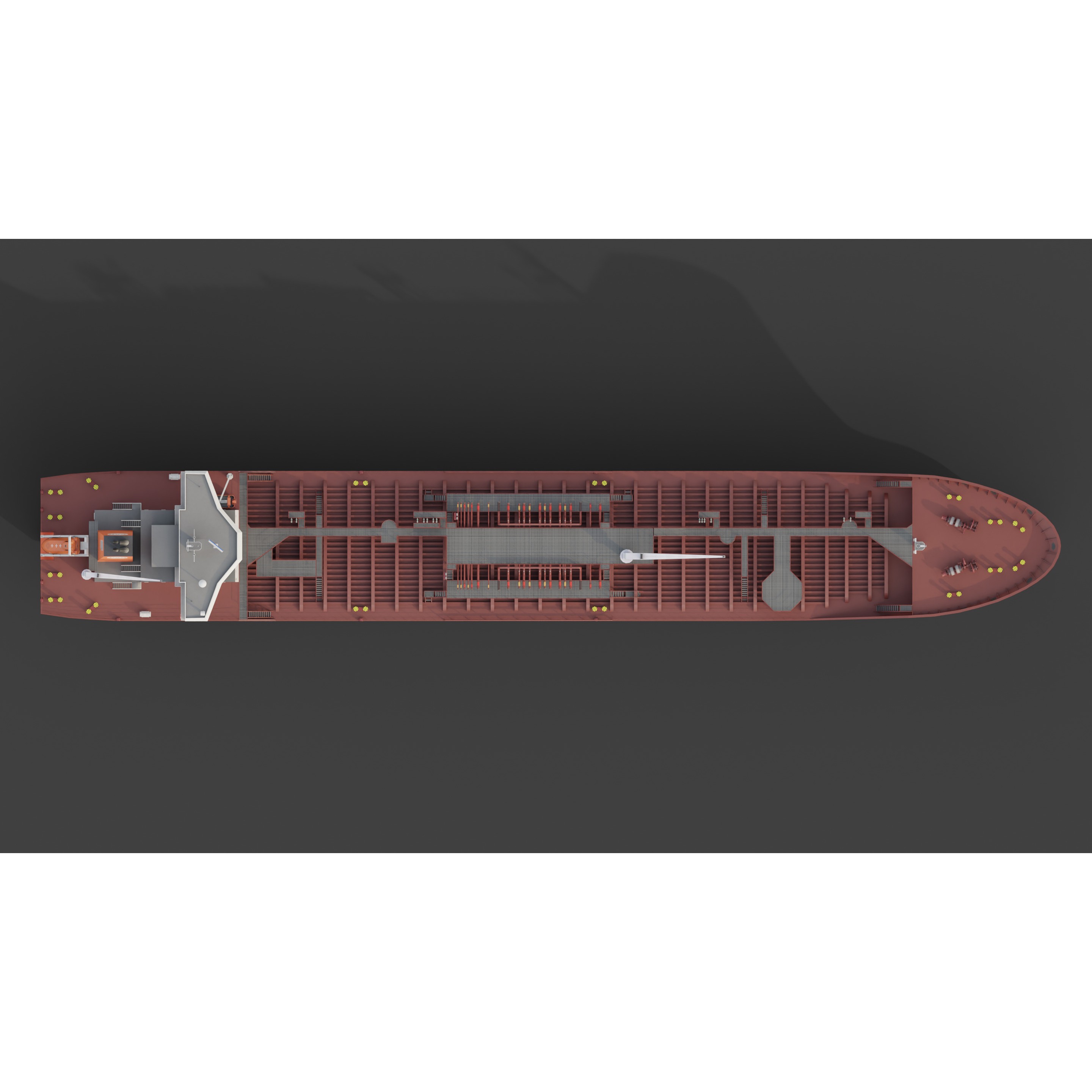 Oil Tanker - Low-Poly Game-Ready 3D Model - View 10