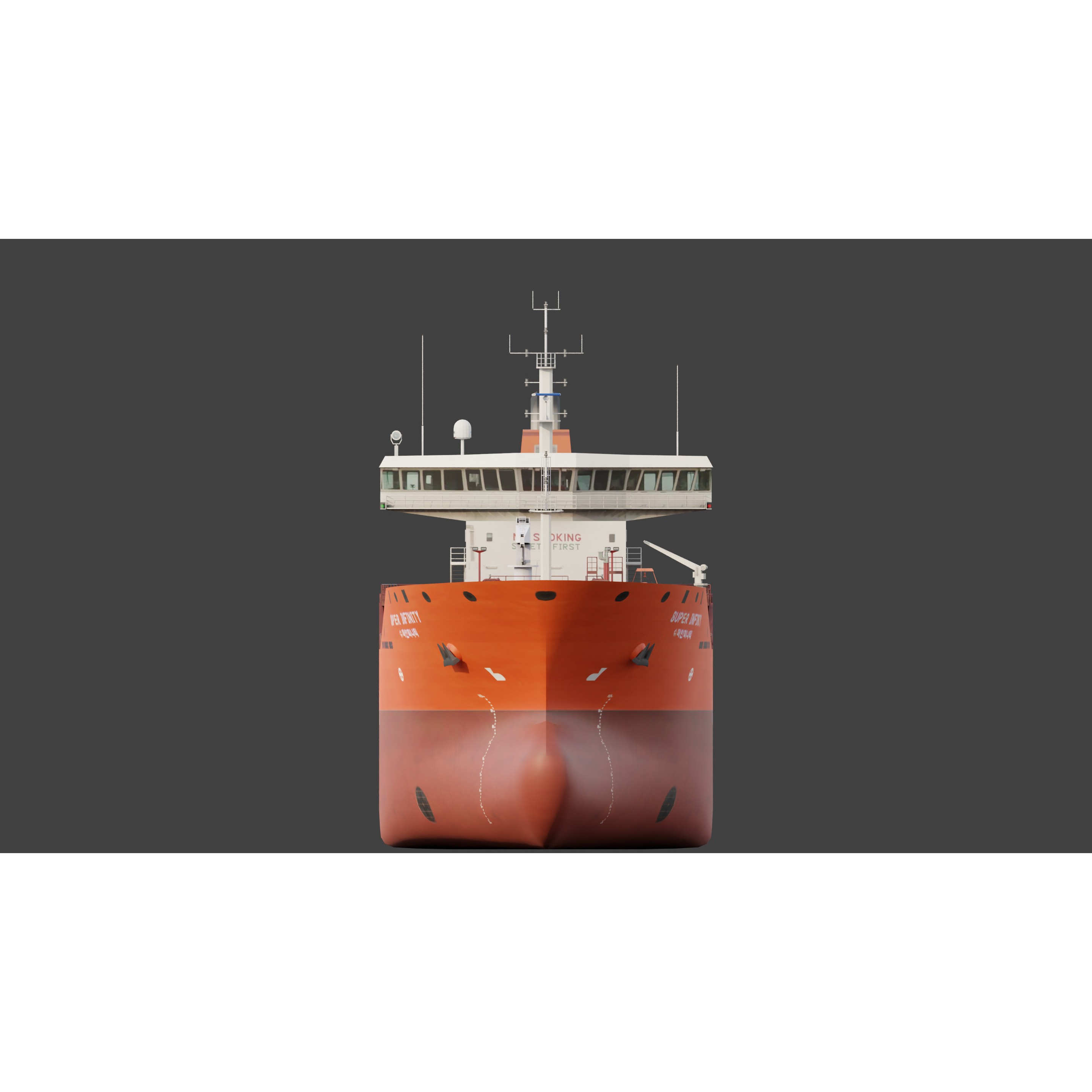 Oil Tanker - Low-Poly Game-Ready 3D Model - View 7