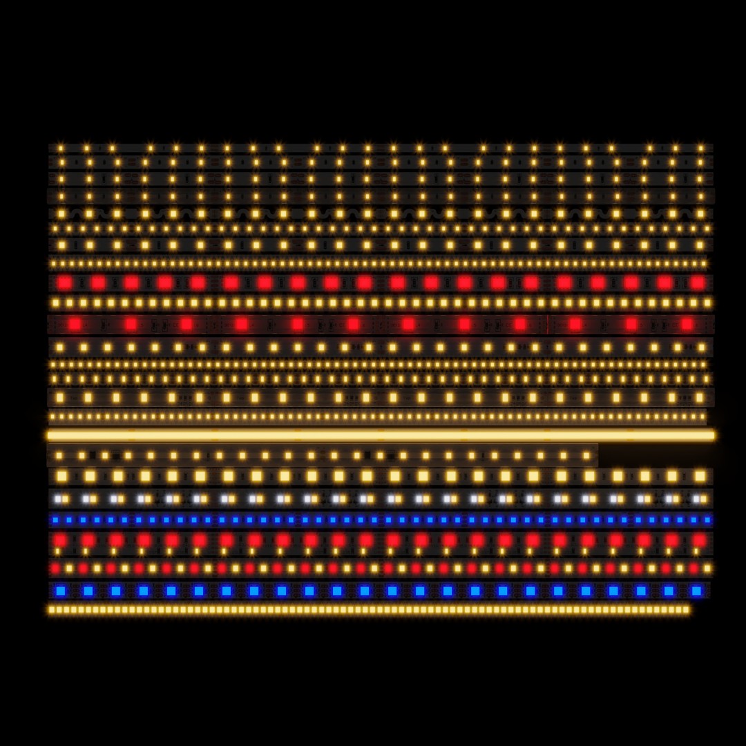 LED Stripe 3D Model – Collection of 25 Game-Ready Assets, FBX, OBJ - View 6