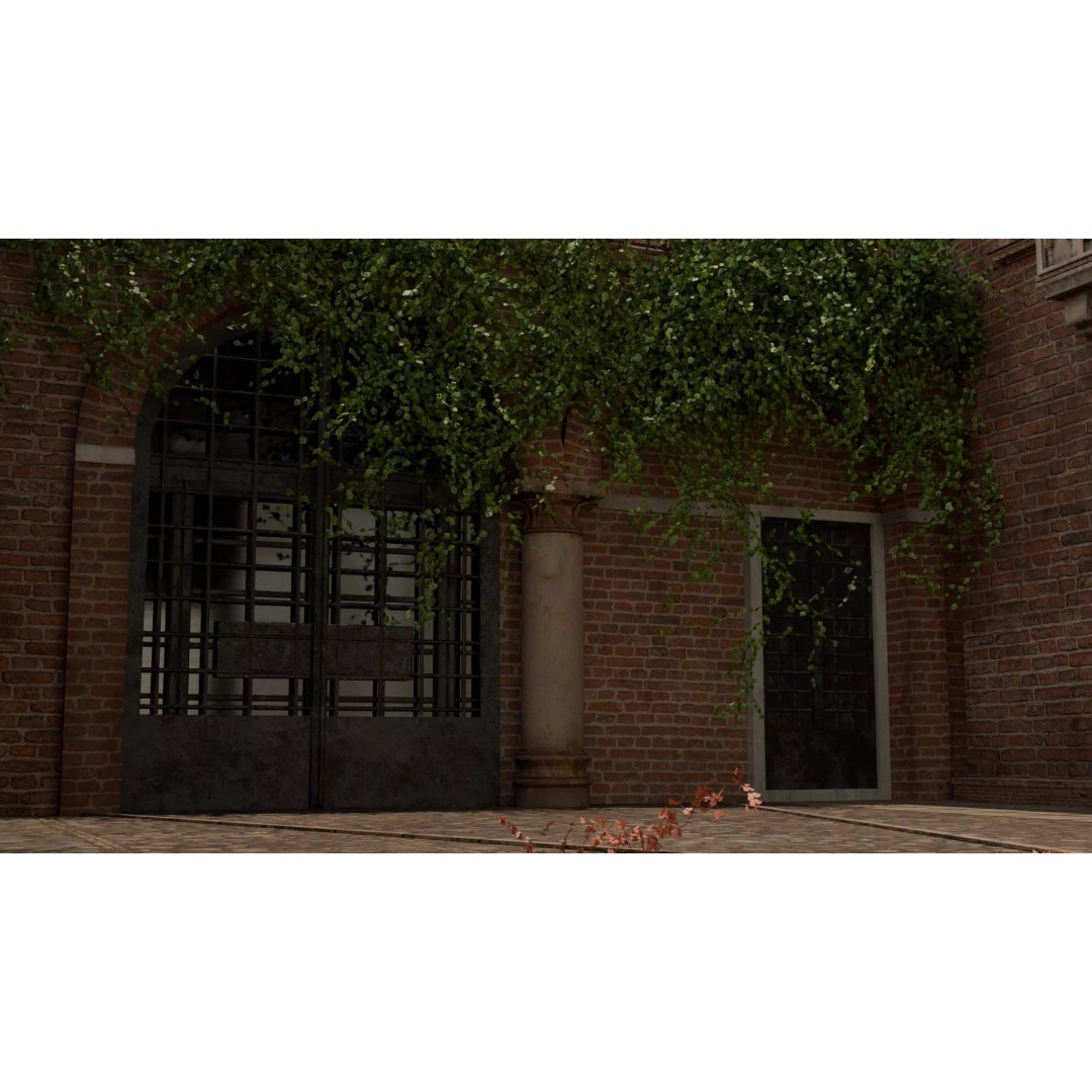 Juliet's House 3D Model – Low Poly Architectural Asset, FBX, OBJ - View 13
