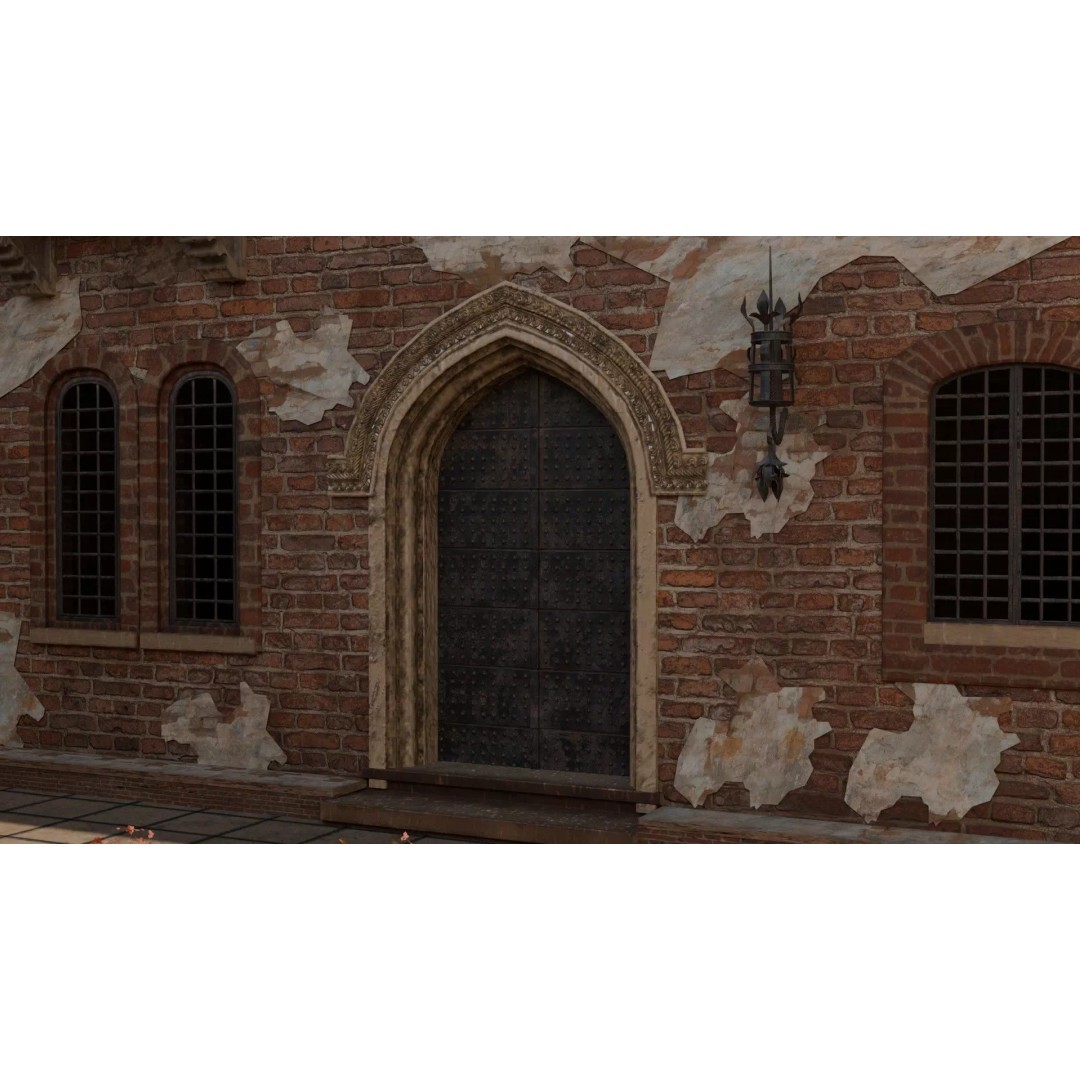 Juliet's House 3D Model – Low Poly Architectural Asset, FBX, OBJ - View 15
