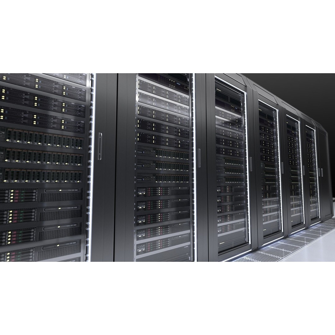 Data Center Server 3D Model – High-Tech Architectural Asset, FBX - View 7