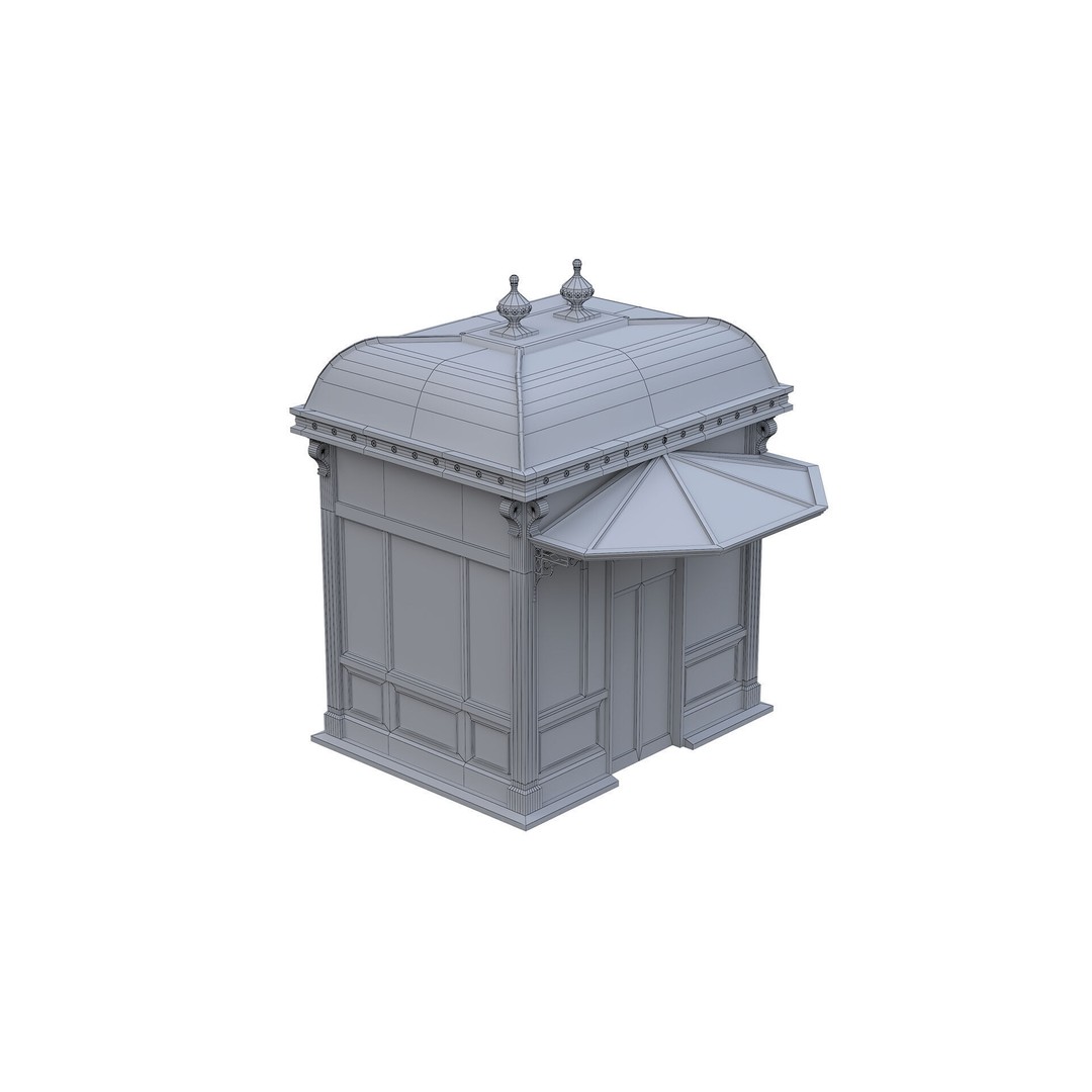 NYC City Hall Subway Station 3D Model – Low Poly PBR Asset, FBX/OBJ