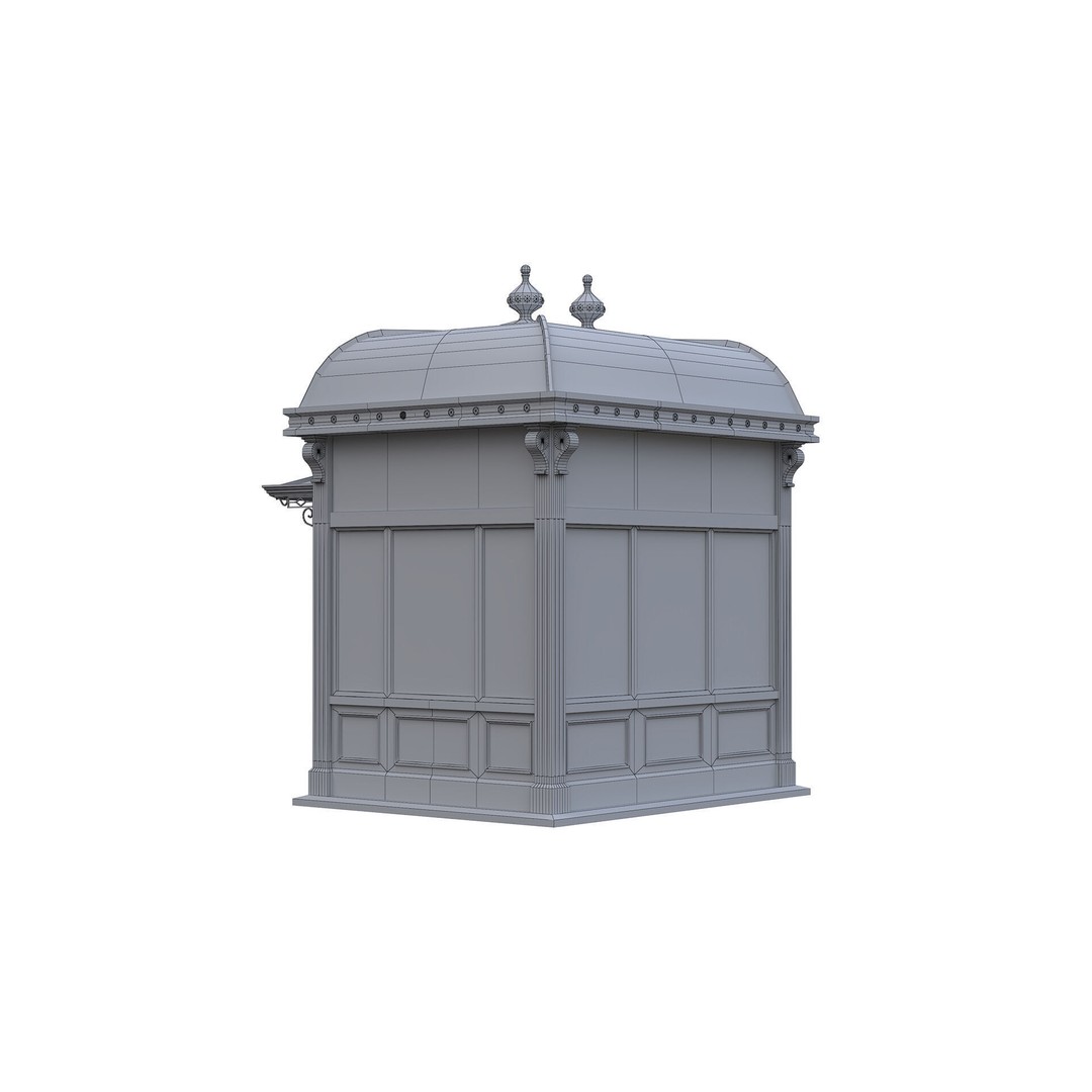 NYC City Hall Subway Station 3D Model – Low Poly PBR Asset, FBX/OBJ - View 12
