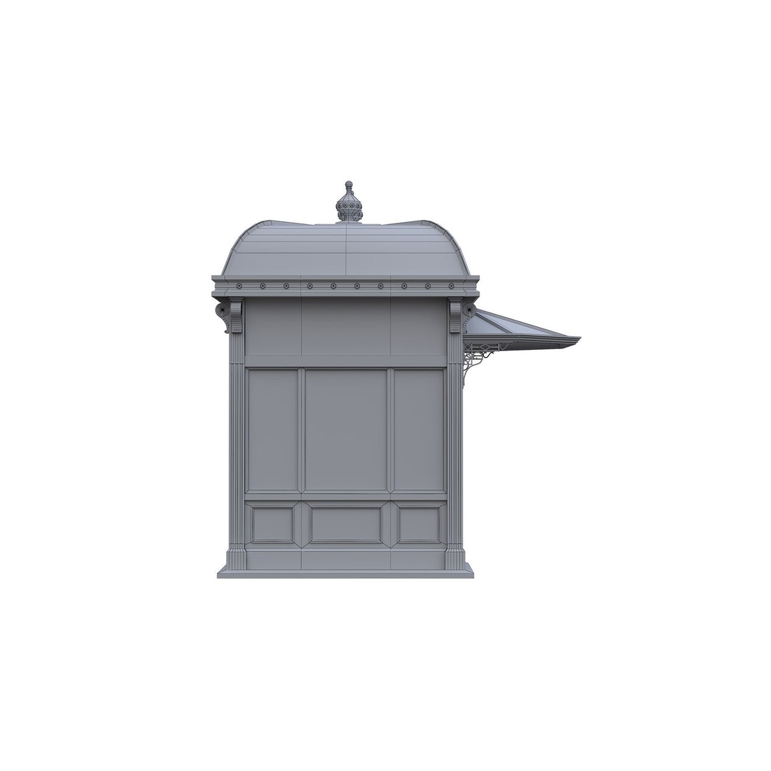 NYC City Hall Subway Station 3D Model – Low Poly PBR Asset, FBX/OBJ - View 9