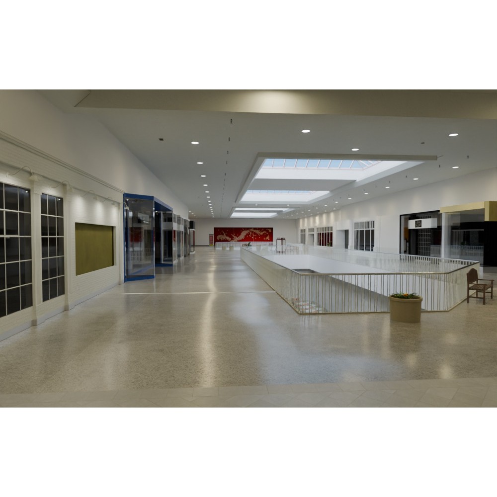 Valley View Mall 3D Model – Detailed Blender Conversion of Dallas Landmark - View 12