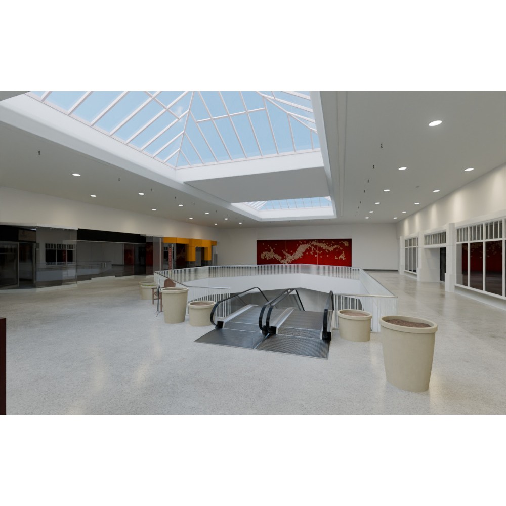 Valley View Mall 3D Model – Detailed Blender Conversion of Dallas Landmark - View 13