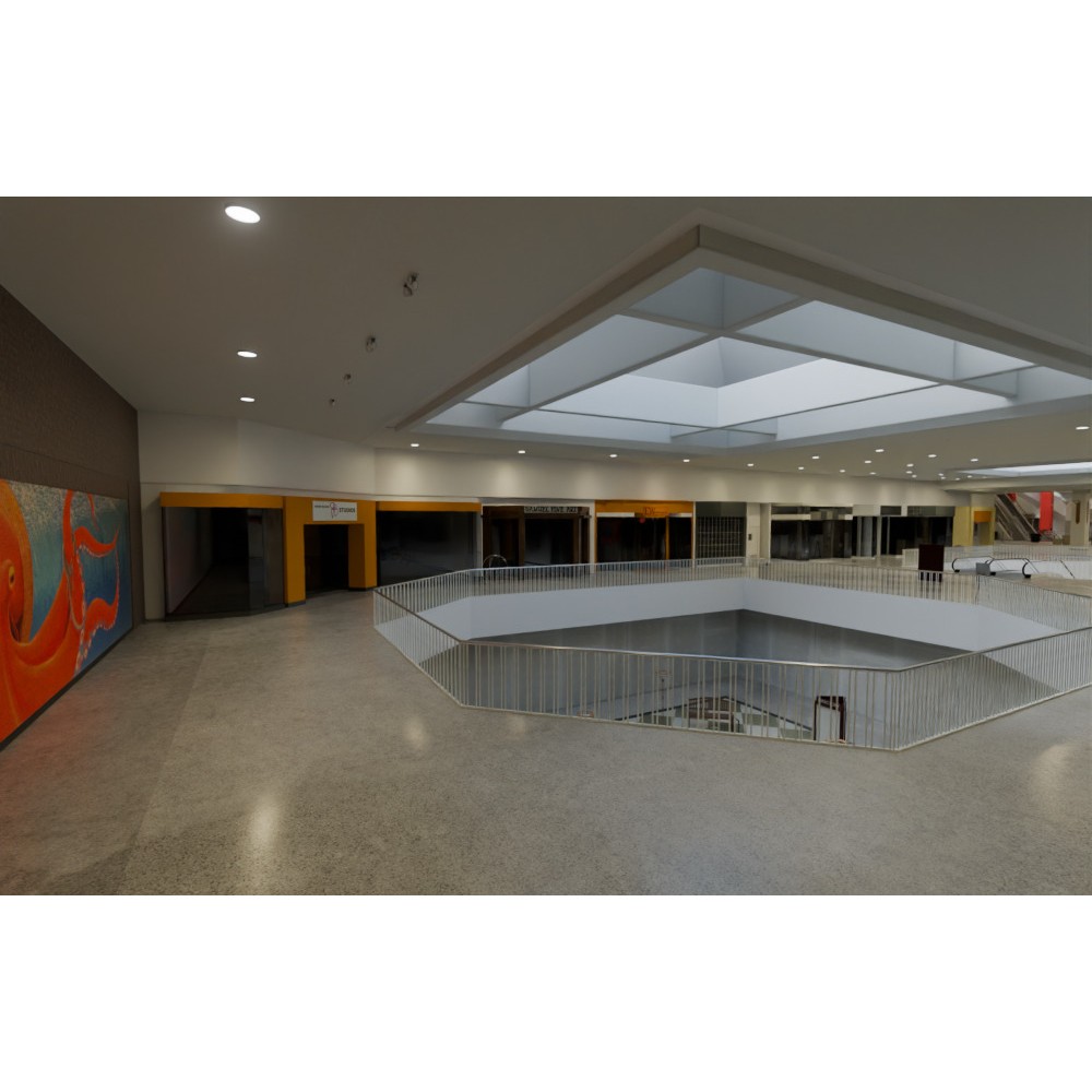 Valley View Mall 3D Model – Detailed Blender Conversion of Dallas Landmark - View 15