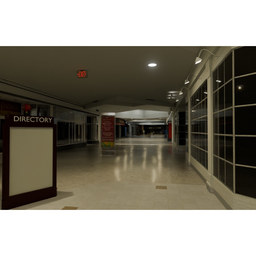 Valley View Mall 3D Model – Detailed Blender Conversion of Dallas Landmark - View 16