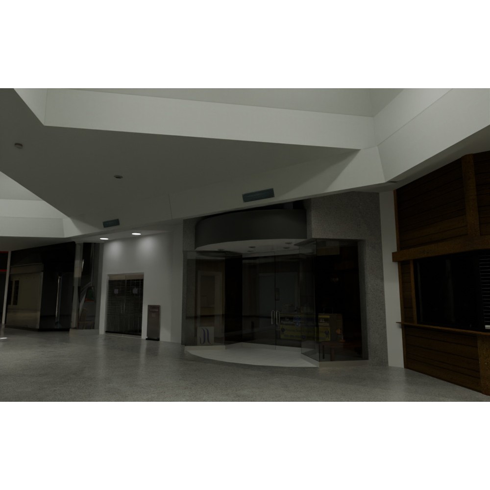 Valley View Mall 3D Model – Detailed Blender Conversion of Dallas Landmark - View 17