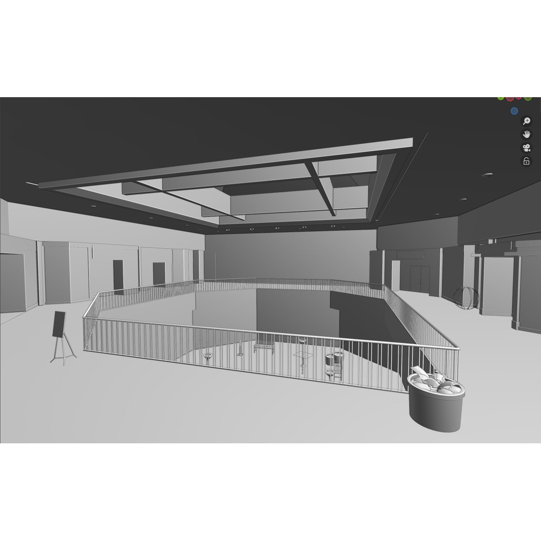 Valley View Mall 3D Model – Detailed Blender Conversion of Dallas Landmark - View 23