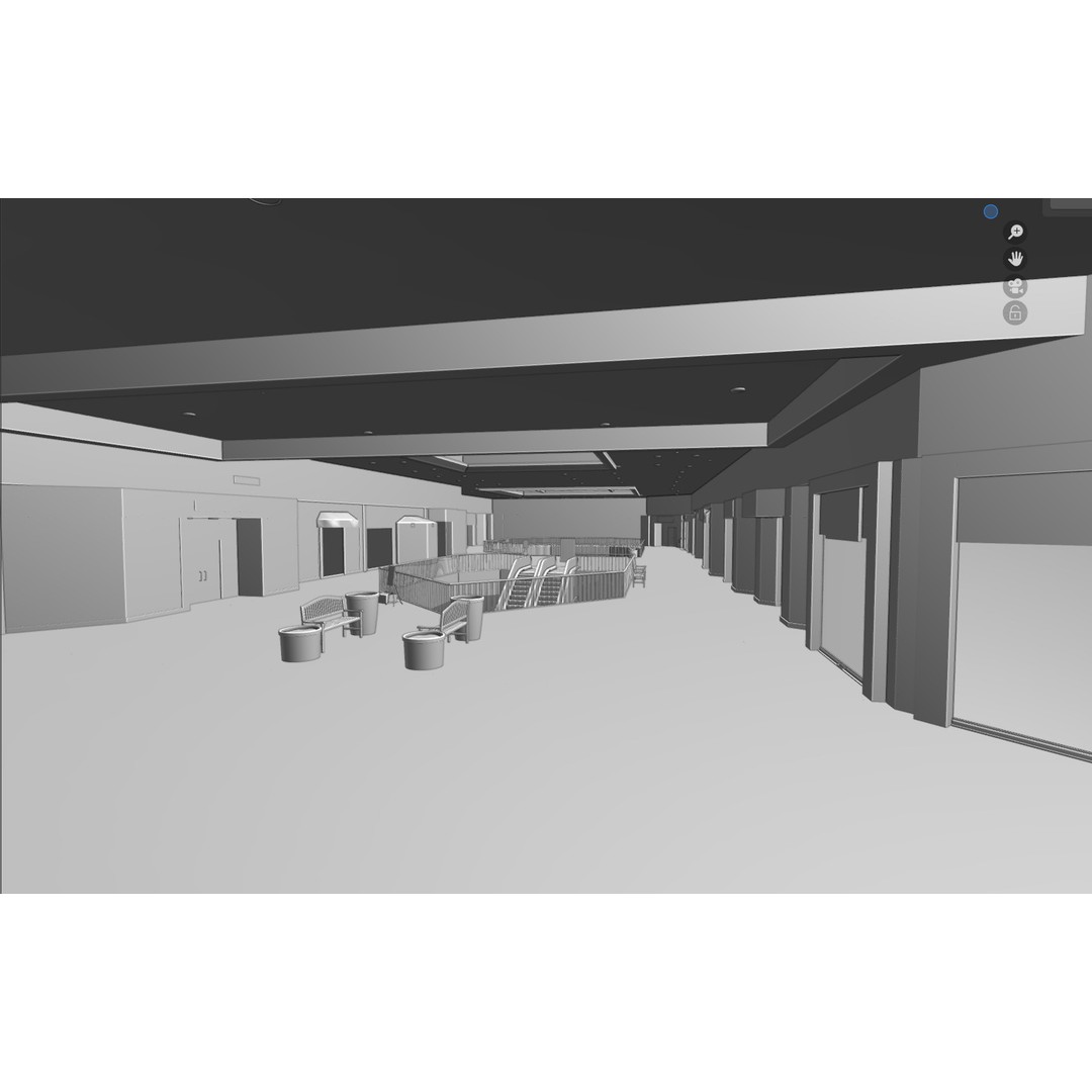 Valley View Mall 3D Model – Detailed Blender Conversion of Dallas Landmark - View 25