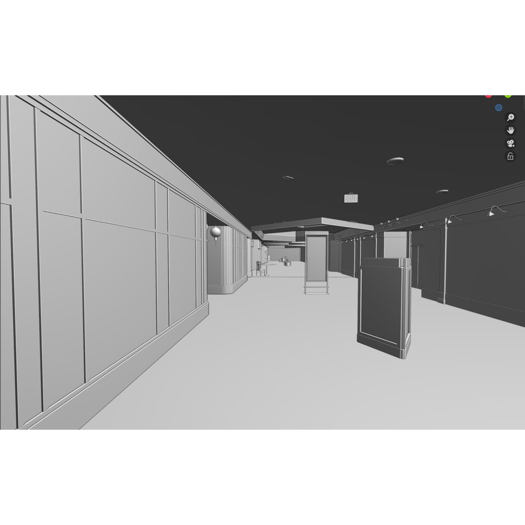 Valley View Mall 3D Model – Detailed Blender Conversion of Dallas Landmark - View 29