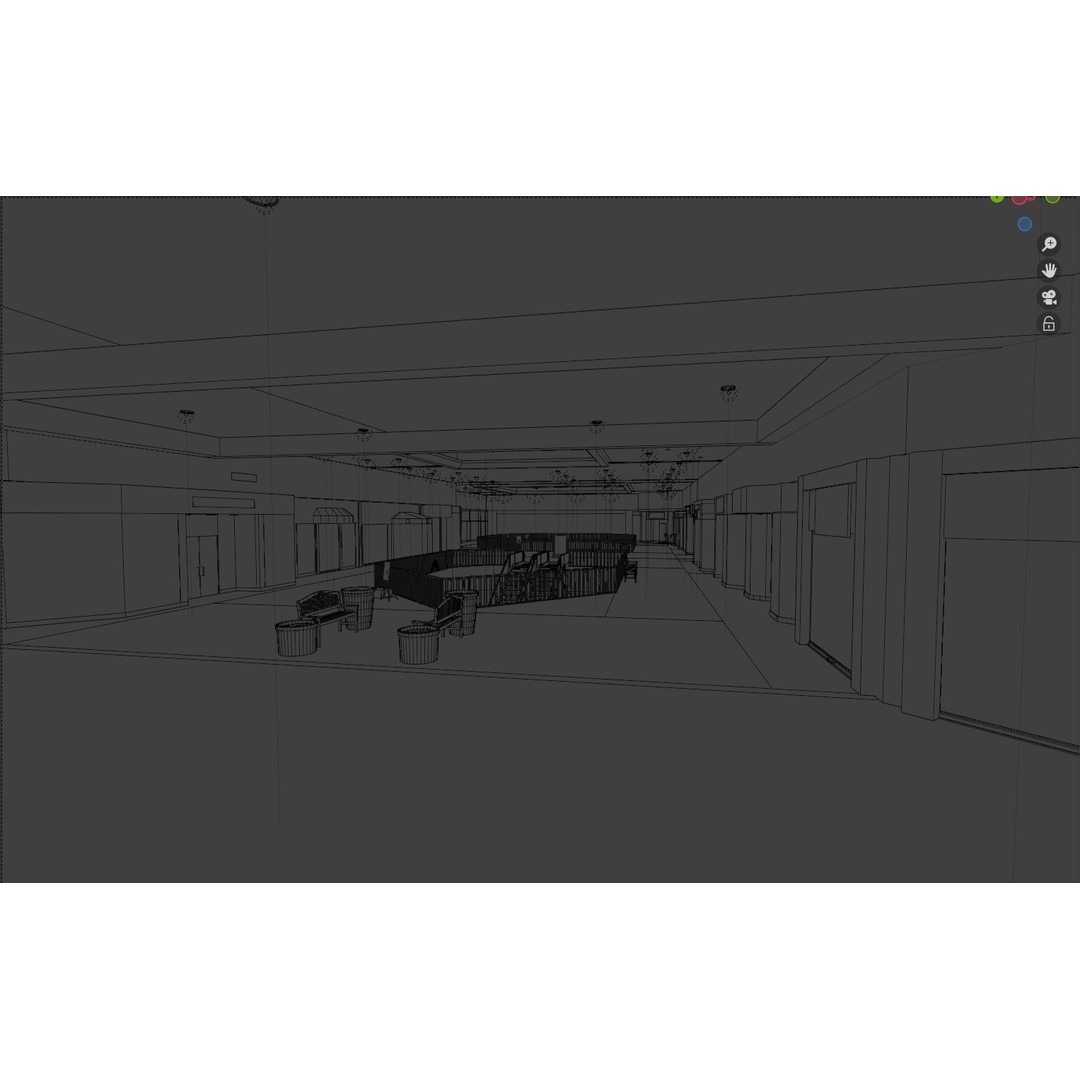 Valley View Mall 3D Model – Detailed Blender Conversion of Dallas Landmark - View 30