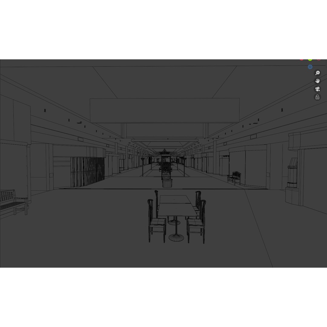 Valley View Mall 3D Model – Detailed Blender Conversion of Dallas Landmark - View 32