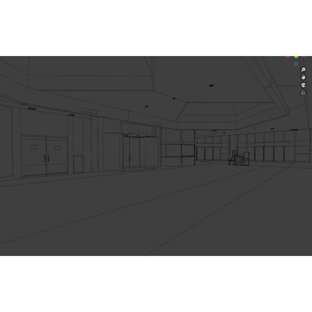 Valley View Mall 3D Model – Detailed Blender Conversion of Dallas Landmark - View 33