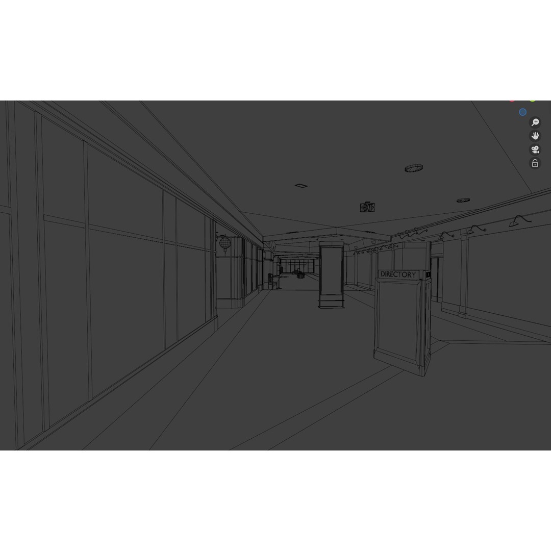 Valley View Mall 3D Model – Detailed Blender Conversion of Dallas Landmark - View 34