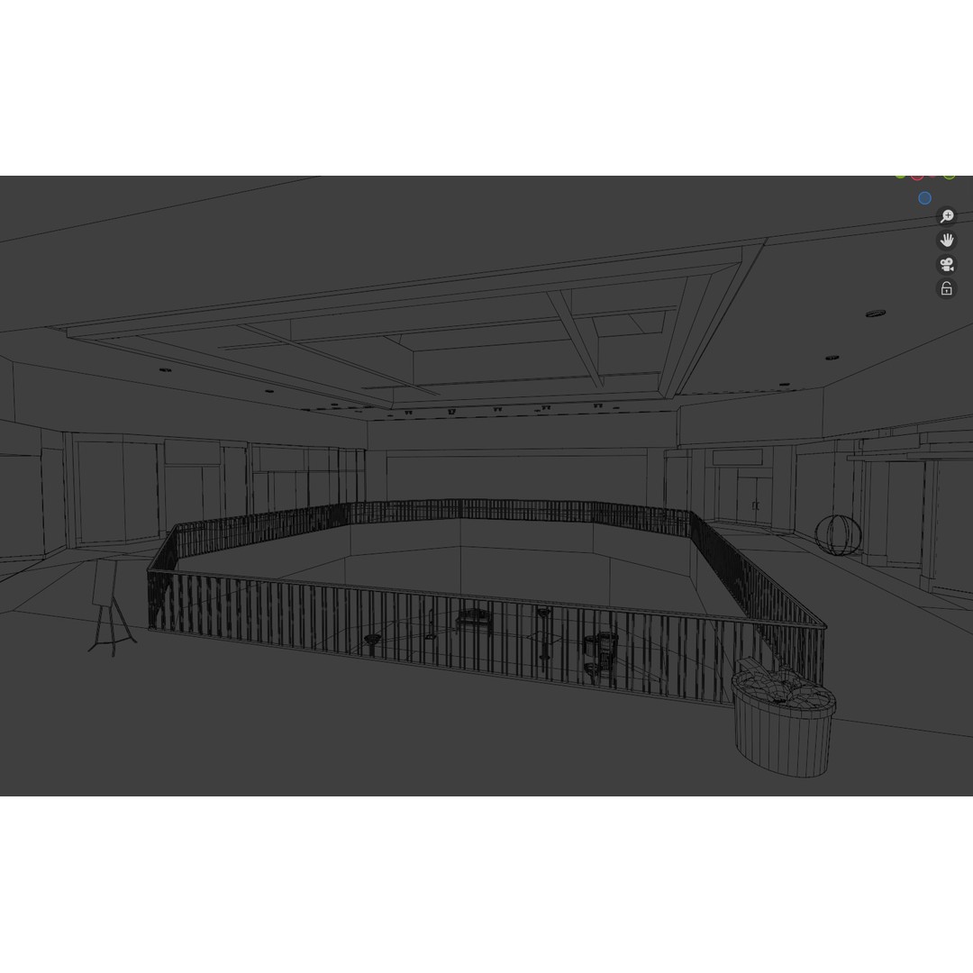Valley View Mall 3D Model – Detailed Blender Conversion of Dallas Landmark - View 35
